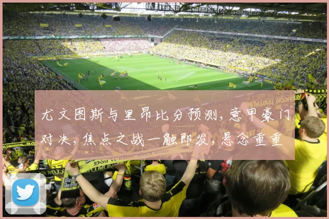 尤文图斯与里昂比分预测,意甲豪门对决,焦点之战一触即发,悬念重重